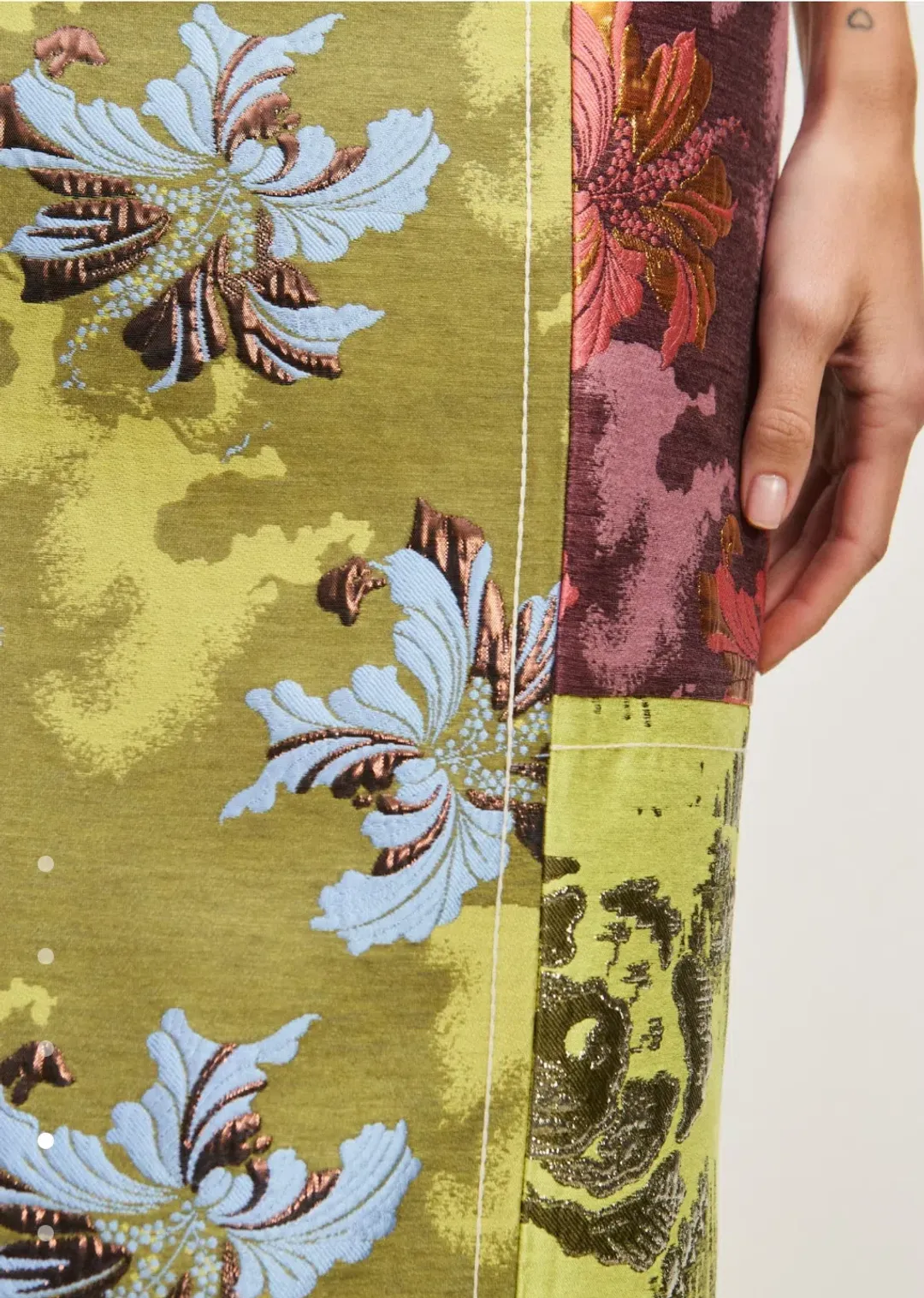 Alemais Adriana Jacquard Midi Gown Multi Size AU 10 for rent on The Volte - main image