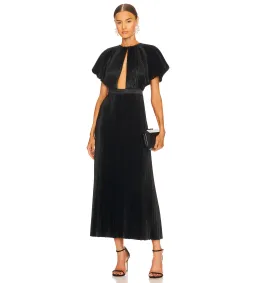 L’Idee Theatre Maxi Gown in Noir Size AU 8 for rent on The Volte - image 1