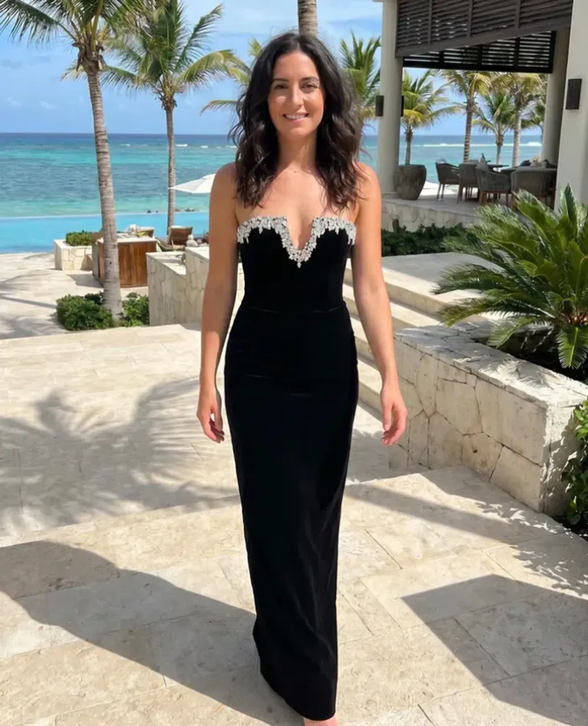 Rachel Gilbert Claudine Gown in Black Size 1/ Size AU8 for rent on The Volte - main image