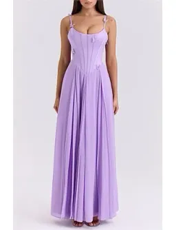 House of CB Pascha Maxi Dress Lilac Size 12/L for rent on The Volte - image 1