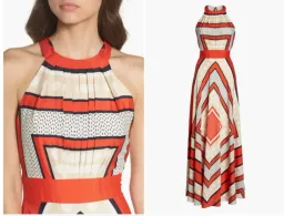 Eliza J  Fit & Flare Maxi Dress  for rent on The Volte - image 3