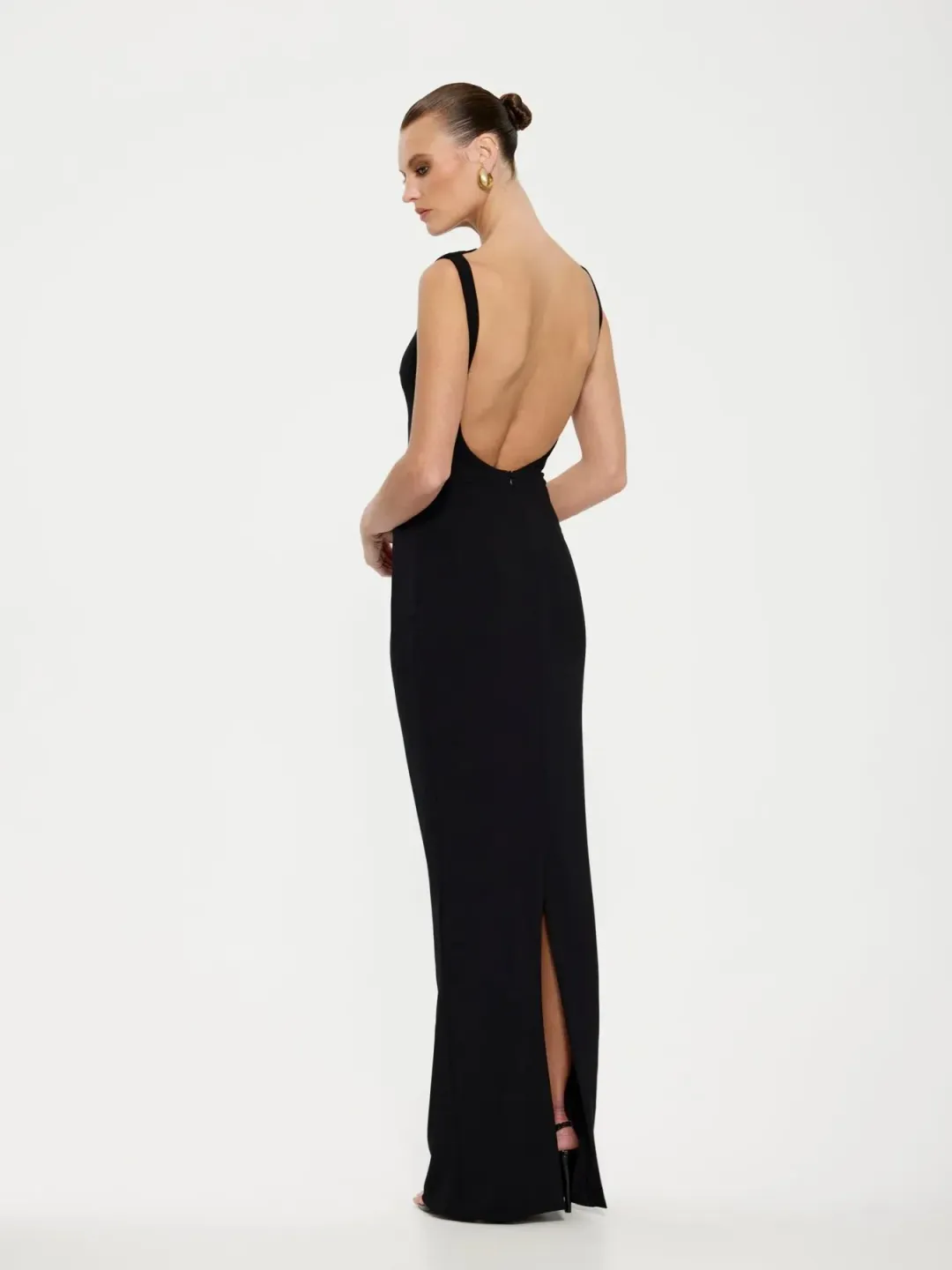 Effie Kats Verona Maxi Gown in Black Size AU 6 for rent on The Volte - main image