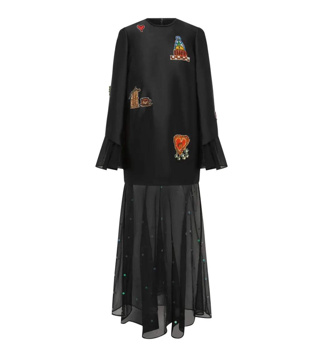 Alemais Ginger Embellished Gown Black Size 10 for rent on The Volte - main image