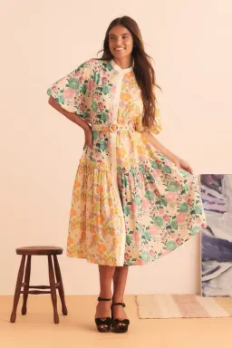 Bohemian Traders Sundance Spliced Dress in Multi Size 12 for rent on The Volte - image 1