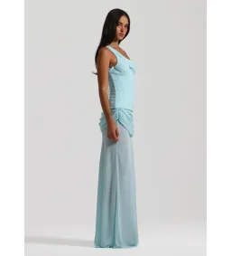 Natalie Rolt Cadence Gown Maxi in Baby Blue Size AU 8 for rent on The Volte - image 3