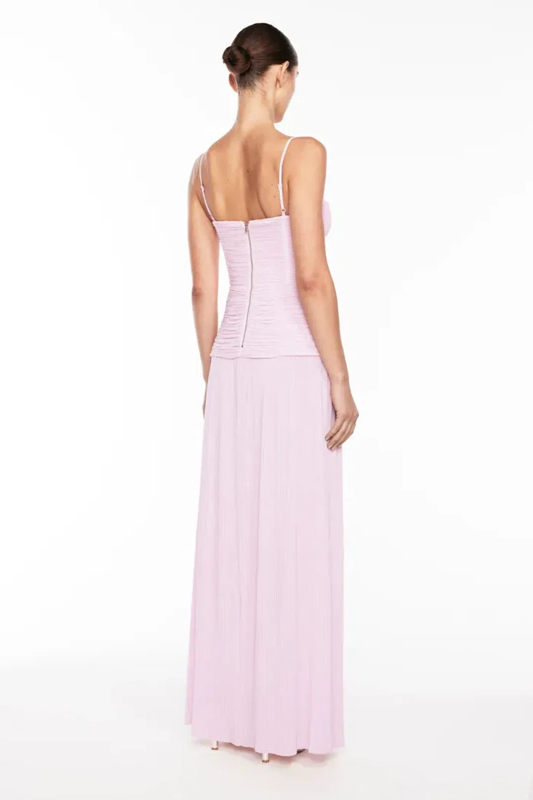 Manning Cartell Double Time Pleat Maxi Dress Hydrangea Size 6 for rent on The Volte - main image