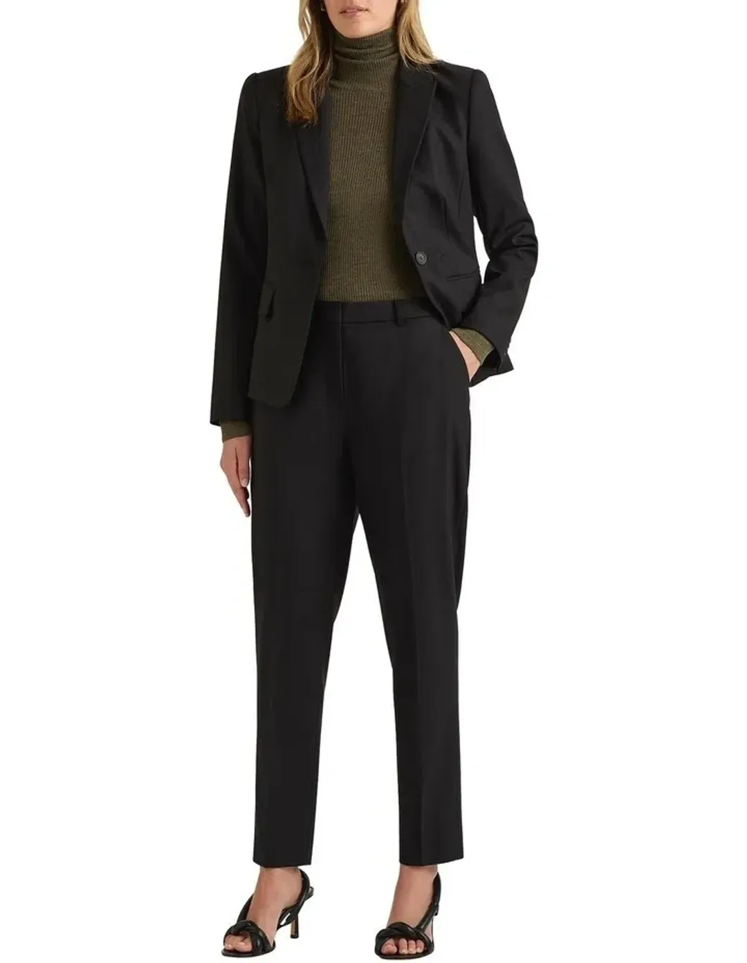 David Lawrence Celeste Tapred Pant Black Size 12 for rent on The Volte - main image