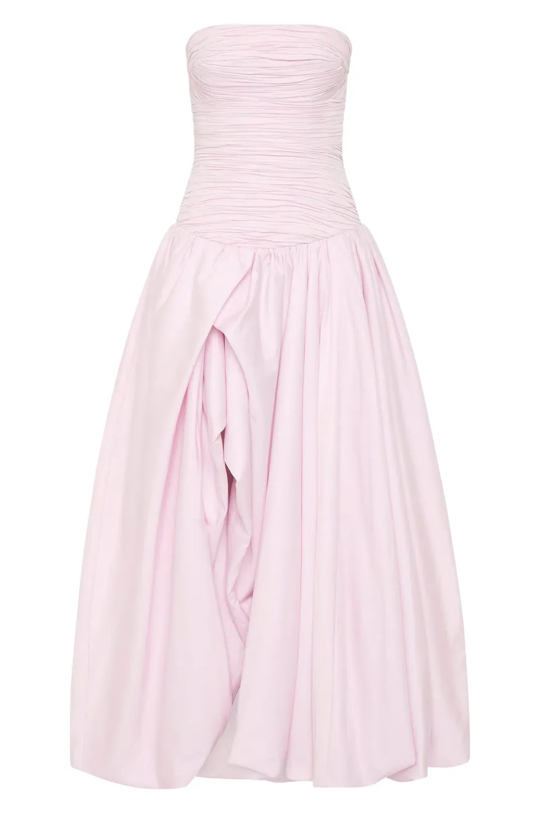 Aje Violette Bubble Hem Maxi Dress Pastel Pink Size 8 for rent on The Volte - main image