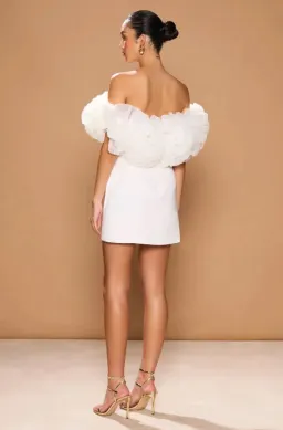 Sonya Moda Sorrento Mini Dress Ivory Size M/10 for rent on The Volte - image 5