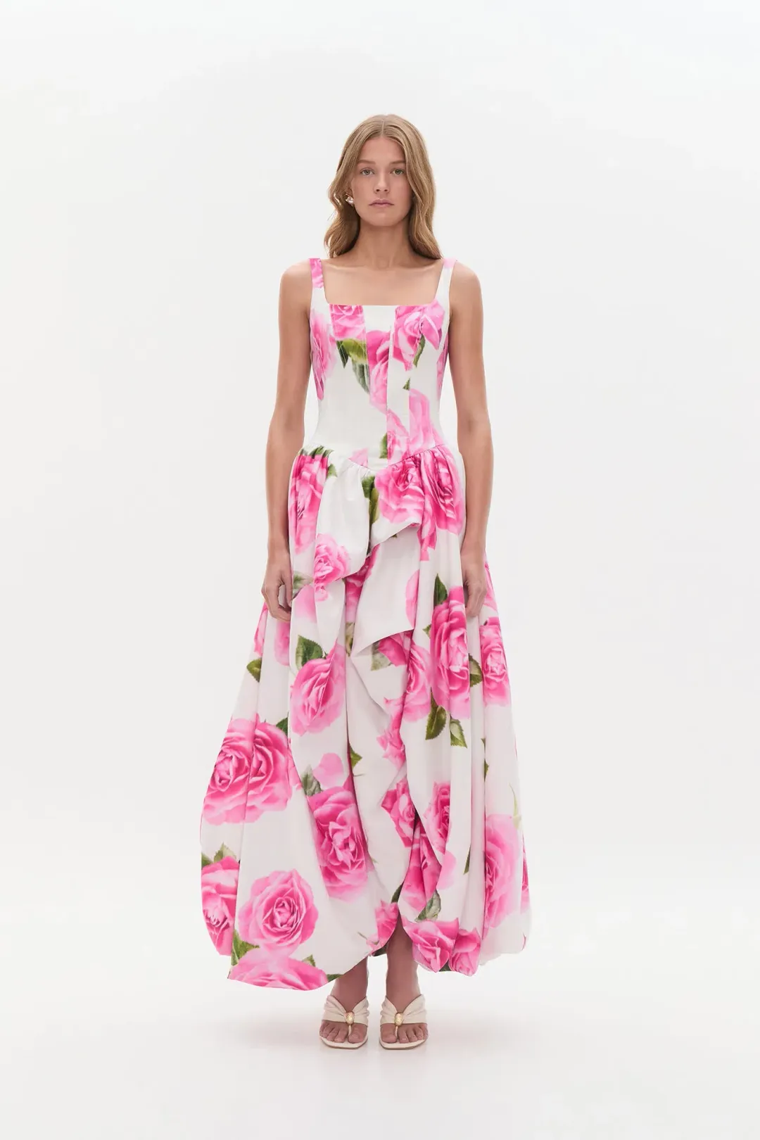 Aje Alani Maxi Gown Soft Rose Light Size 6 for rent on The Volte - main image
