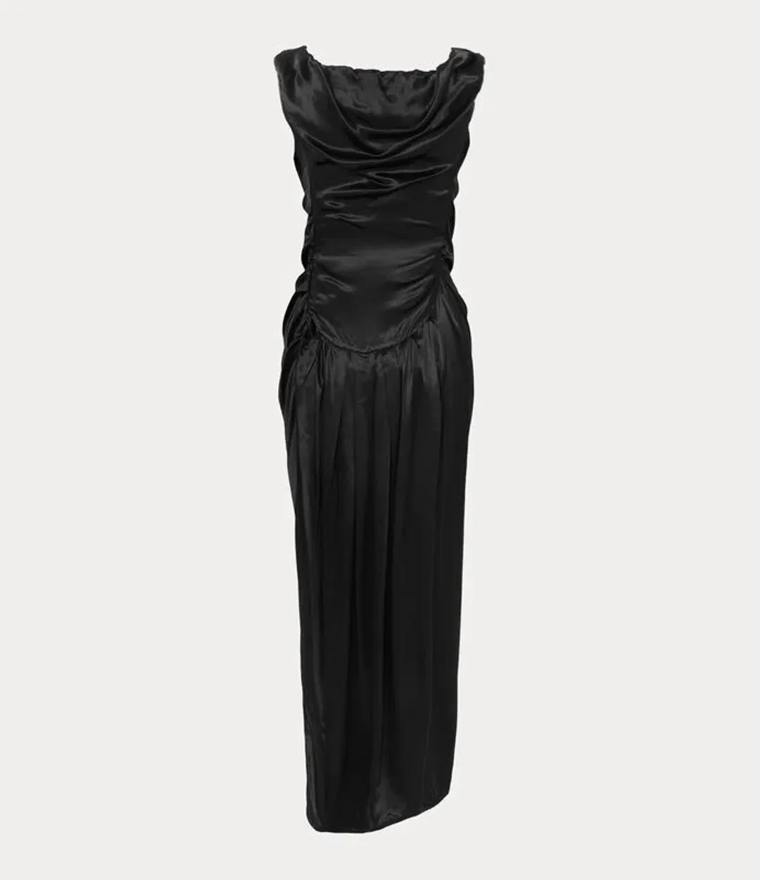 Vivienne Westwood Long Ginnie Pencil Maxi Dress Black Size AU 10 for rent on The Volte - main image