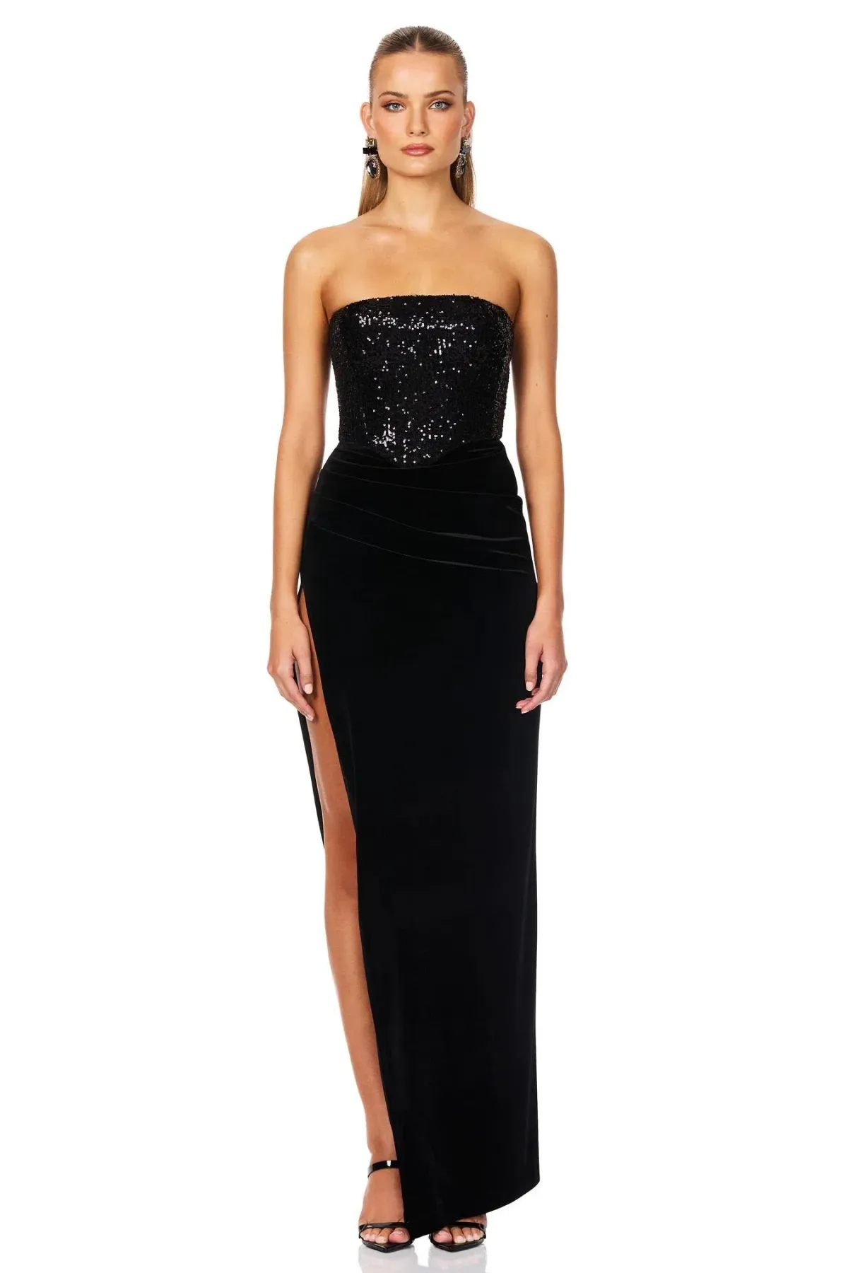 Love Nookie Keke Gown Black Size AU 8 for rent on The Volte - main image