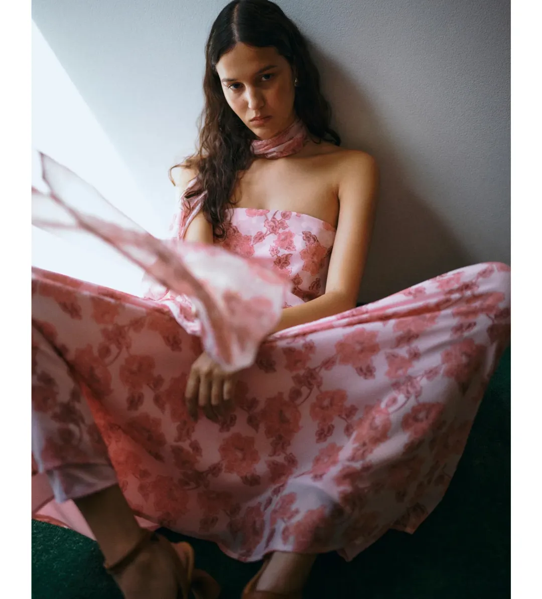 Hansen and Gretel Margot Maxi Dress Orchid Bloom Size XS AU 6 for rent on The Volte - main image