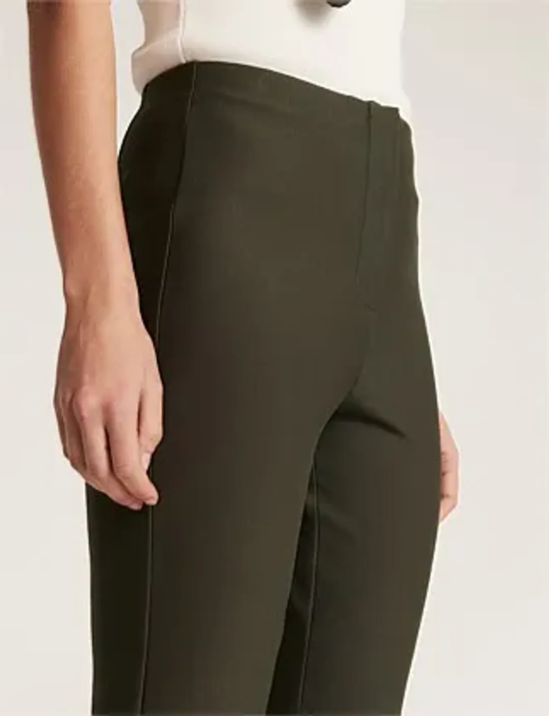 Perri Cutten City Stretch Pant Olive Size AU 8 for rent on The Volte - main image