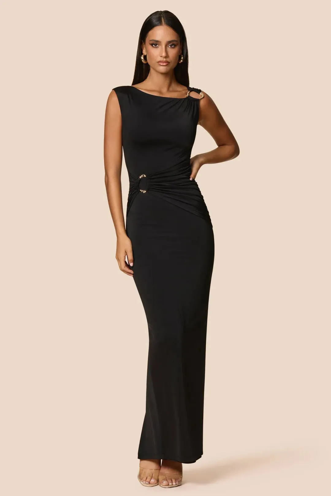 Love Nookie Kaia Maxi Black Size 8 for rent on The Volte - main image
