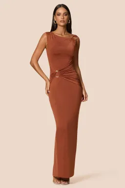 Love Nookie Kaia Maxi Dress Clay  Size 10 for rent on The Volte - image 1