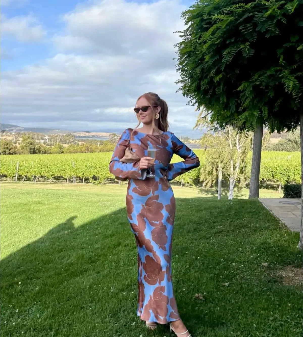 Pasduchas Lucent Sleeve Midi Size AU 8 for rent on The Volte - main image