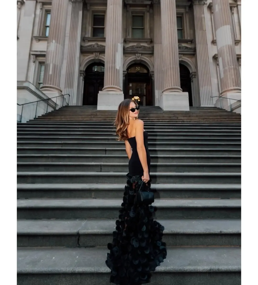 Bronx and Banco Harper Strapless Gown Black Size S AU 8 for rent on The Volte - main image