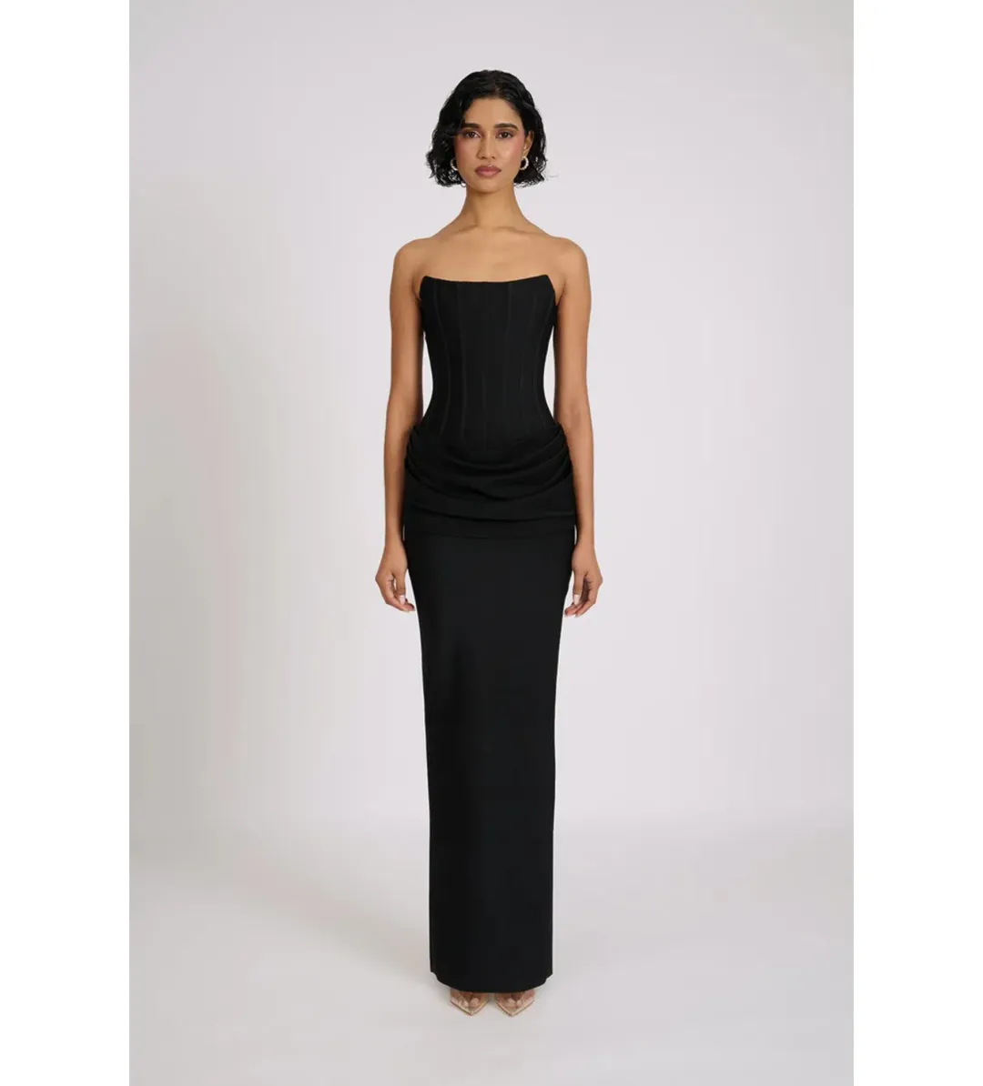 Eliya The Label Hilda Gown Black Size AU 8 for rent on The Volte - main image