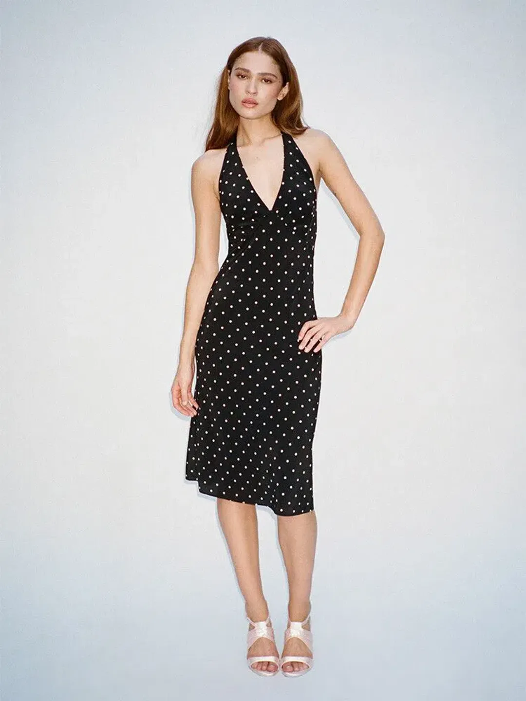 Realisation Par The Sadie Midi dress in Petite Spot Size 8/S for rent on The Volte - main image