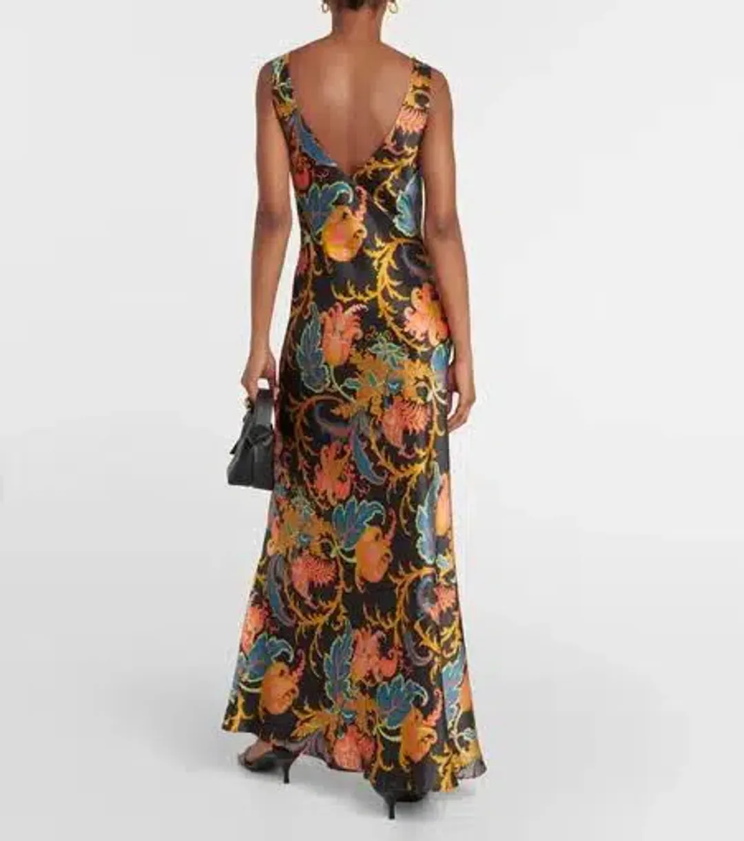 Sir The Label Artiste V Neck Slip Maxi Dress Deschamps Size 0/AU 6 for rent on The Volte - main image