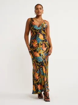 Sir The Label Artiste V Neck Slip Maxi Dress Deschamps Size 0/AU 6 for rent on The Volte - image 2