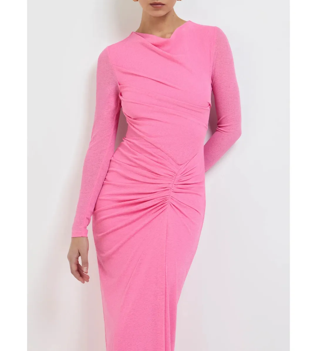 Sheike Sophia Maxi Dress Pink Size AU 10 for rent on The Volte - main image