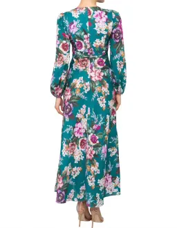 Zimmermann Allia High Neck Midi Dress Floral Size 0 / AU 8 for rent on The Volte - image 2