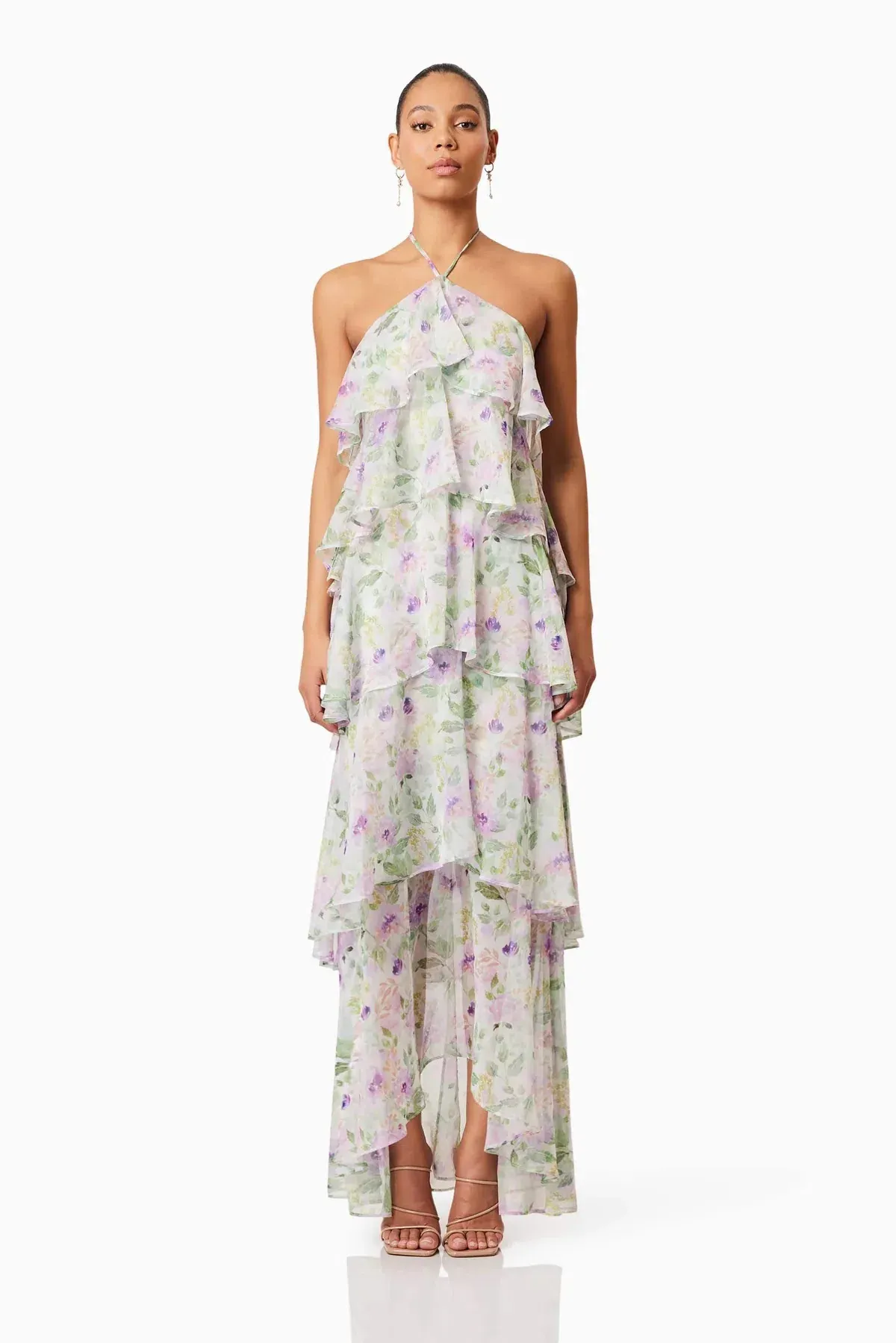 Elliatt Mirabelle Cocktail Maxi Dress Floral Size AU 12 for rent on The Volte - main image