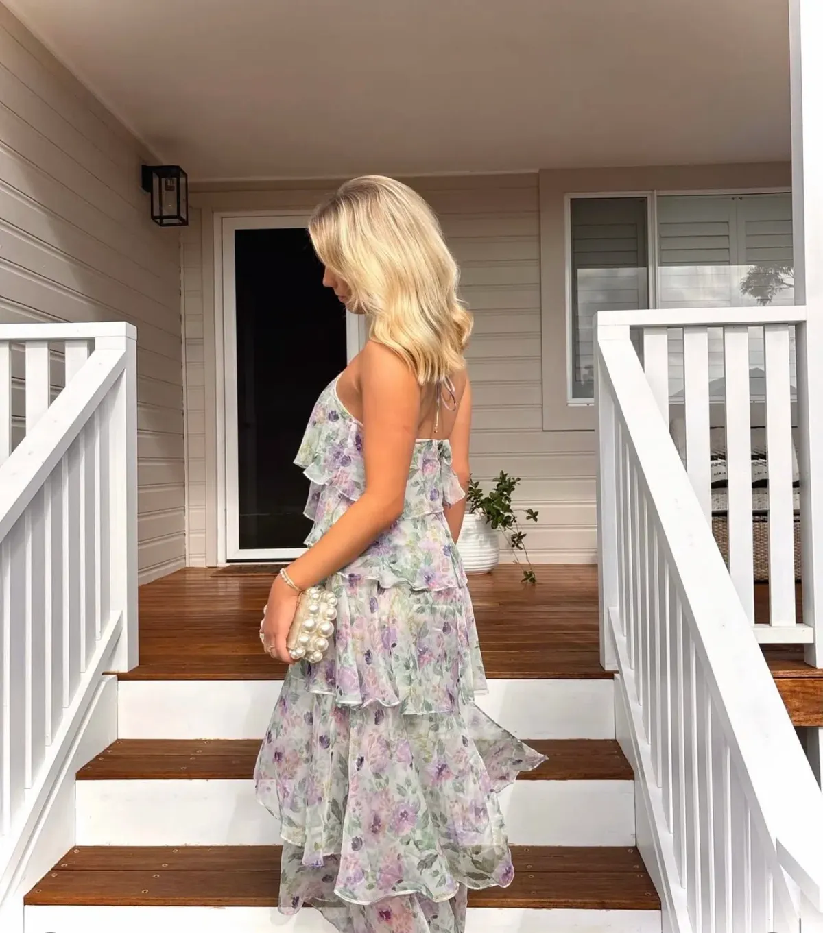 Elliatt Mirabelle Cocktail Maxi Dress Floral Size AU 12 for rent on The Volte - main image
