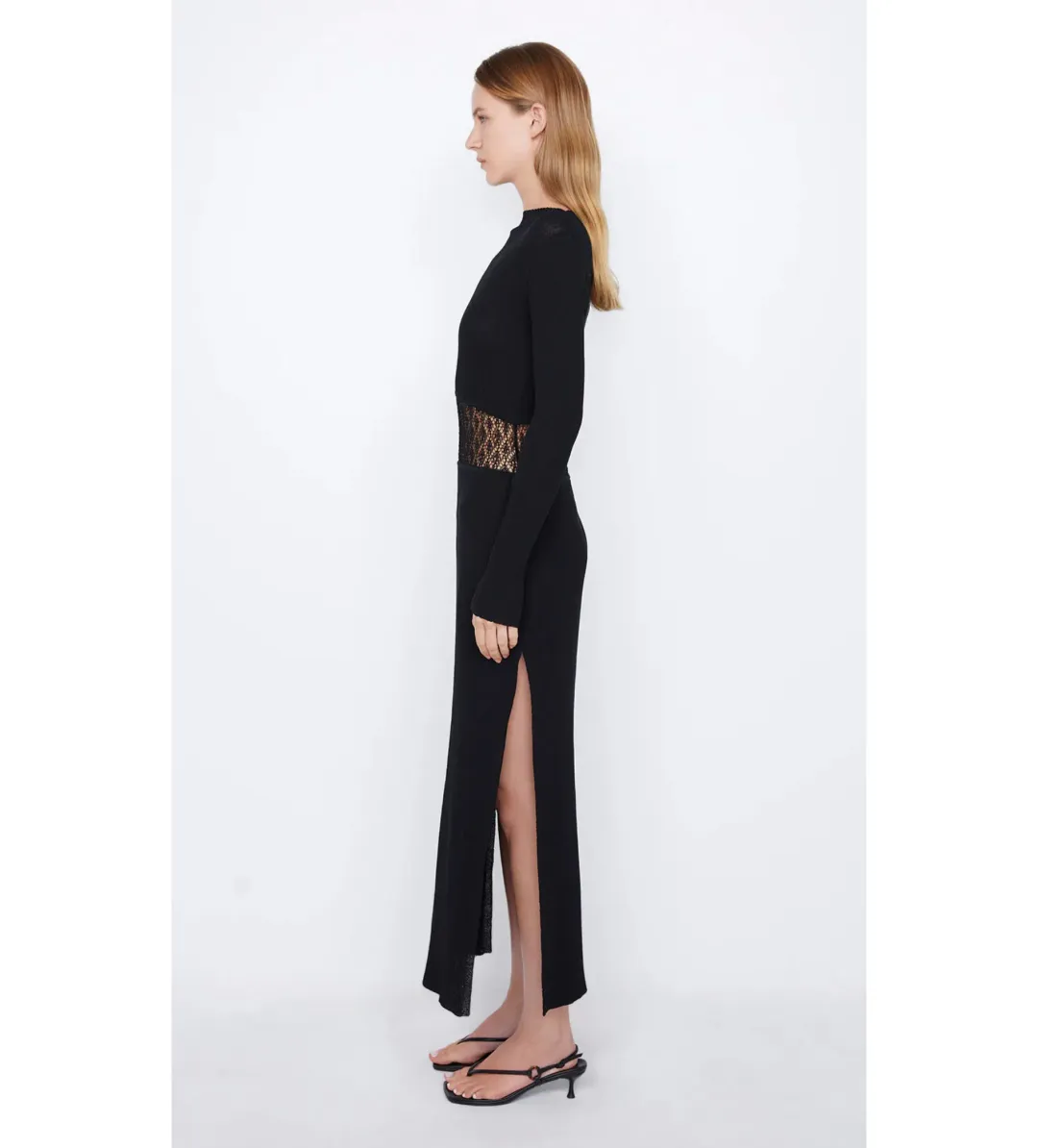 Bec and Bridge Chantelle Long Sleeve Dress in Black Size M / AU 10  for rent on The Volte - main image