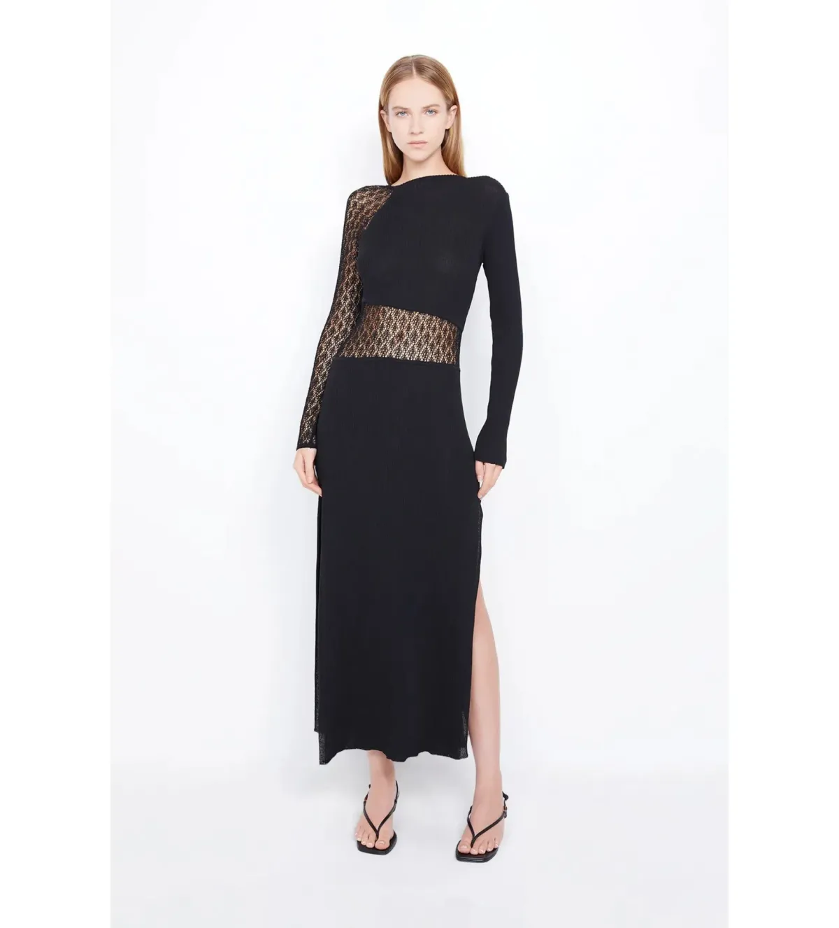 Bec and Bridge Chantelle Long Sleeve Dress in Black Size M / AU 10  for rent on The Volte - main image