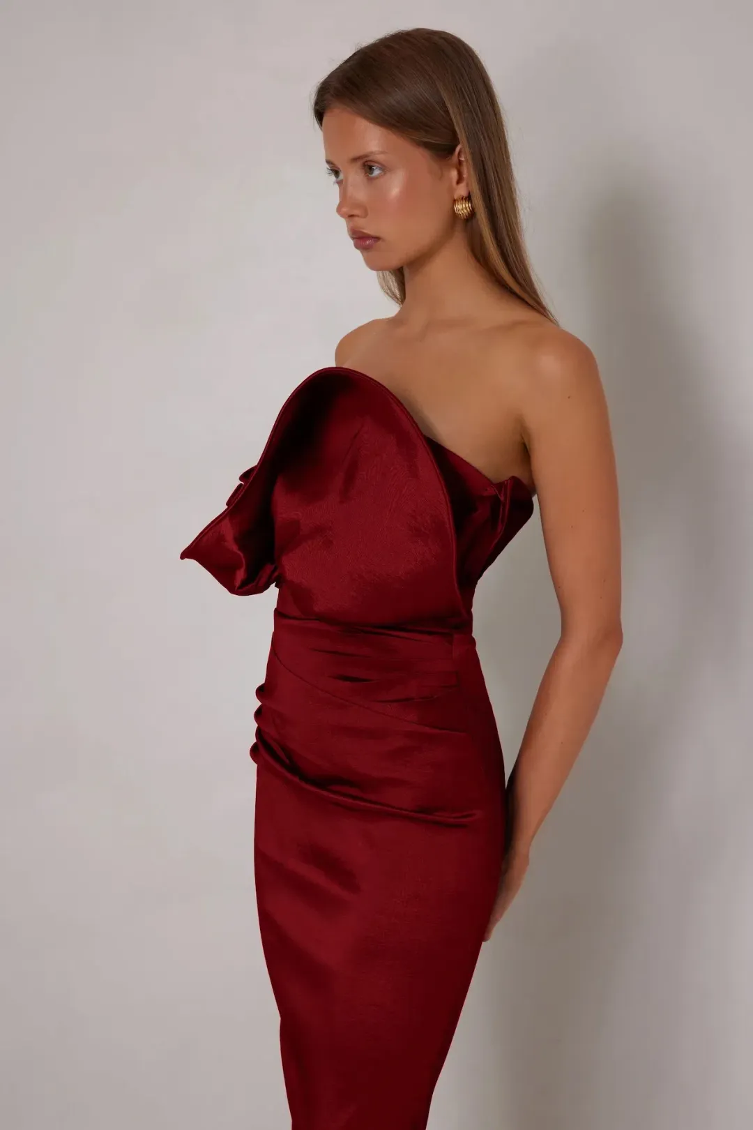 Elle Zeitoune Miles Maxi Wine Size 14 for rent on The Volte - main image