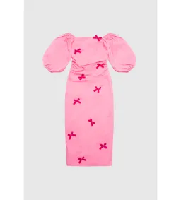 The Wolf Gang Amar Midi Dress in Candy Size M / AU 10 for rent on The Volte - image 5
