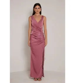 Elle Zeitoune Lennon Maxi Gown in Rose Size AU 14 for rent on The Volte - image 1