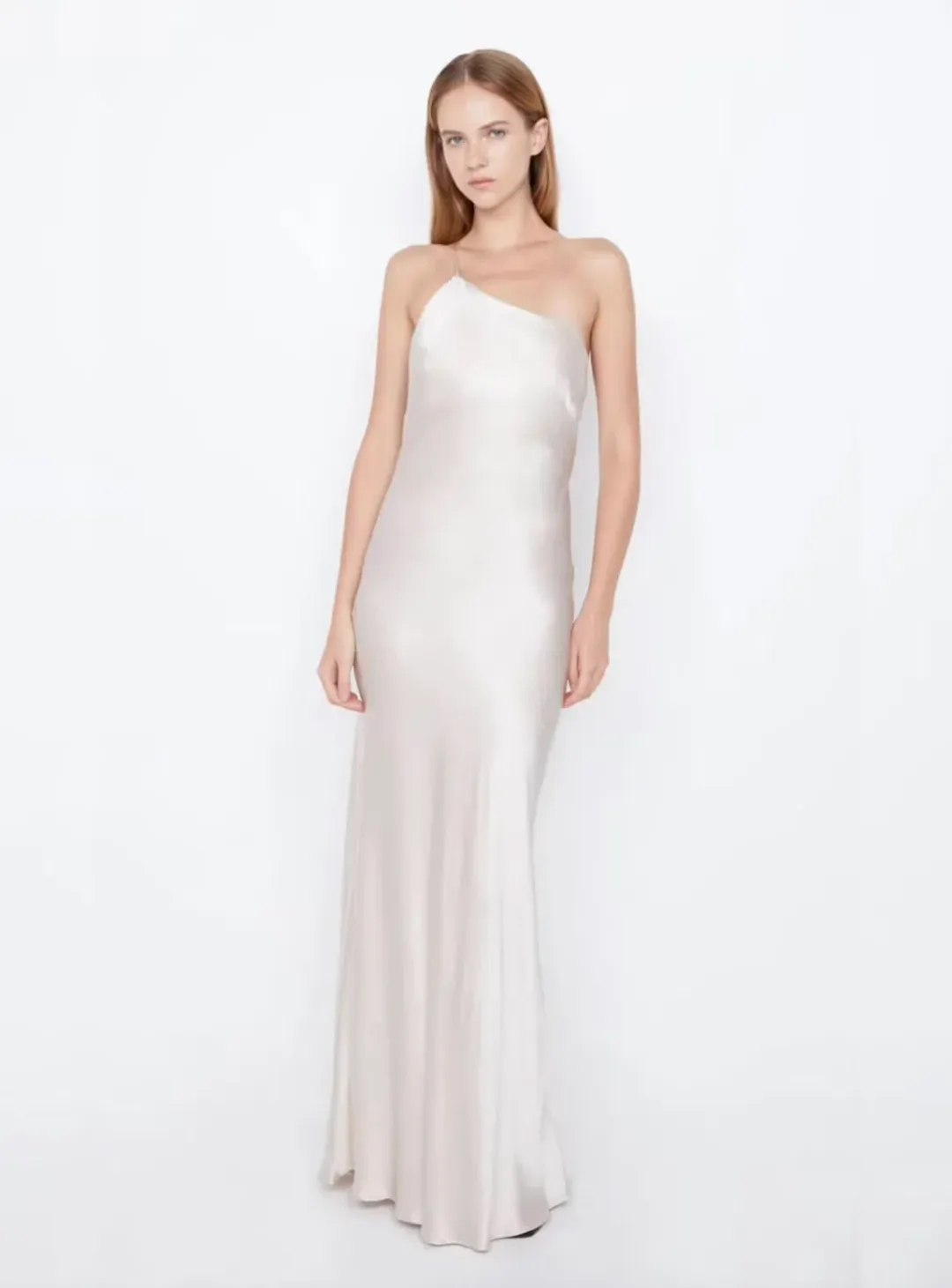 Bec & Bridge Margaux Asymmetrical One Shoulder Dress Size 12 for rent on The Volte - main image