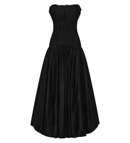 Aje Ivy Bubble Hem Gown Maxi Dress in Black Size AU 8 for rent on The Volte - image 6