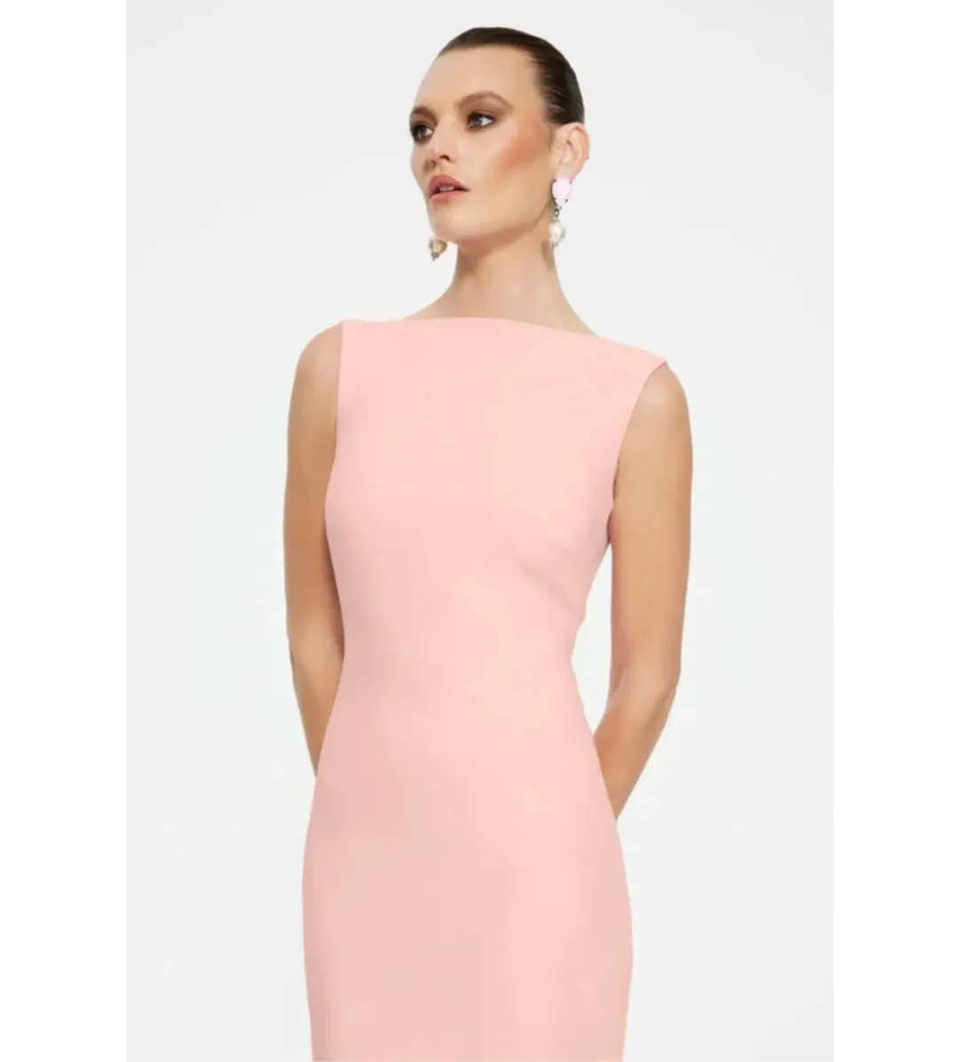 Effie Kats Verona Gown in Blush Size S / AU 8 for rent on The Volte - main image