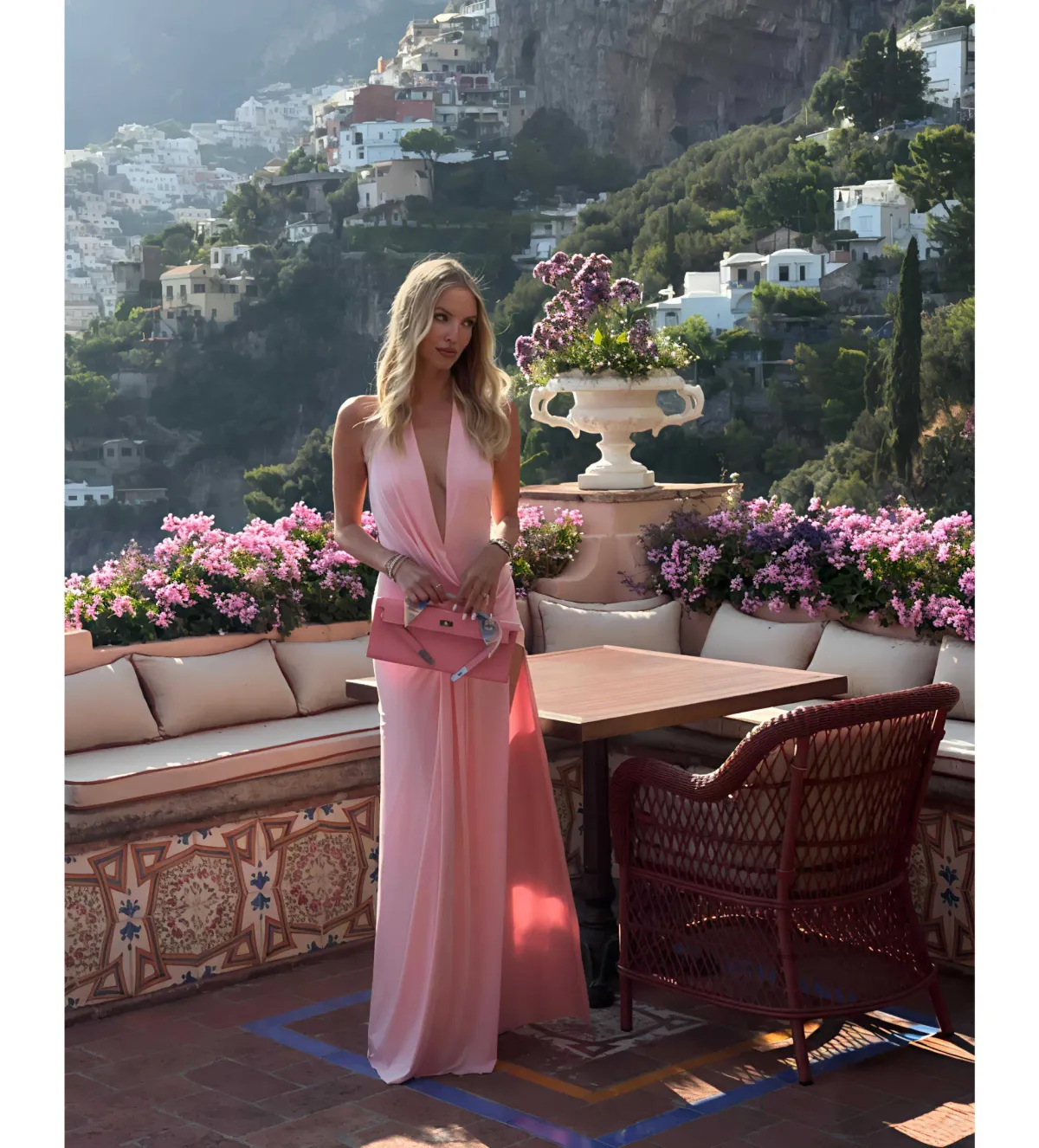 Natalie Rolt Winona Gown Blossom Pink Size 0 AU 6 for rent on The Volte - main image