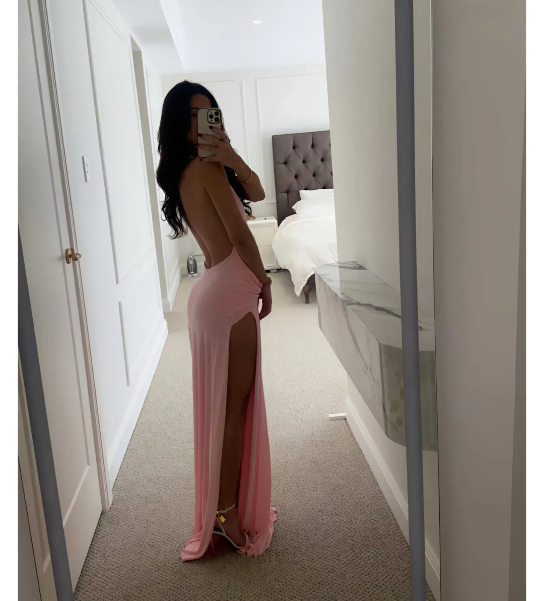 Natalie Rolt Winona Gown Blossom Pink Size 0 AU 6 for rent on The Volte - main image