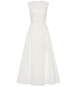 Rachel Gilbert Sophie Midi Dress White Size AU 10 for rent on The Volte - image 1
