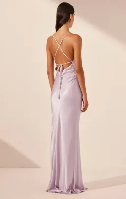 Shona Joy La Lune Lace Back Maxi Lilac Size AU 6 for rent on The Volte - image 2