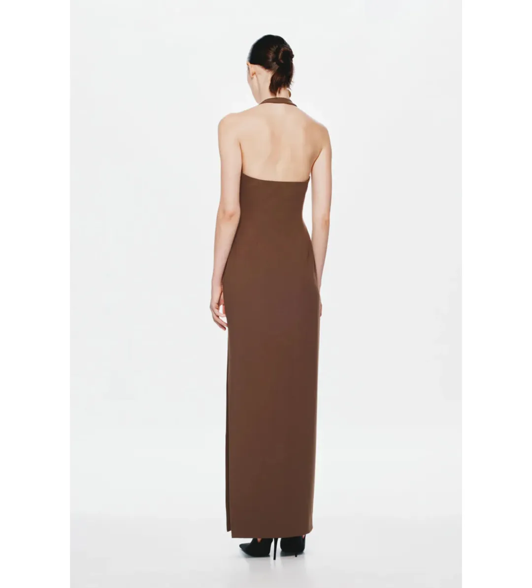 MISHA Alusia Maxi Dress Brown Size 8/S for rent on The Volte - main image