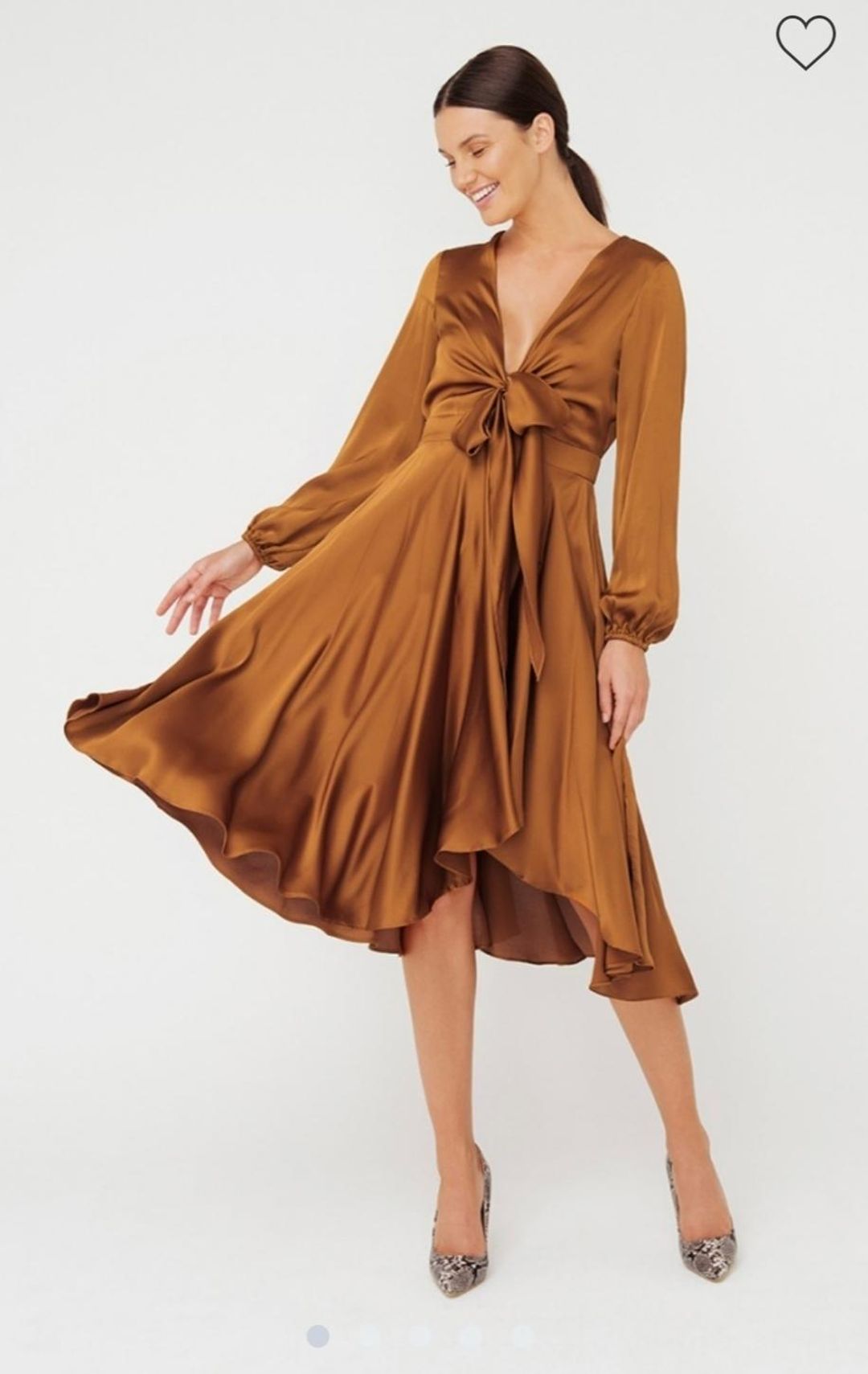 Sheike dress Gold size 6 for rent on The Volte - main image