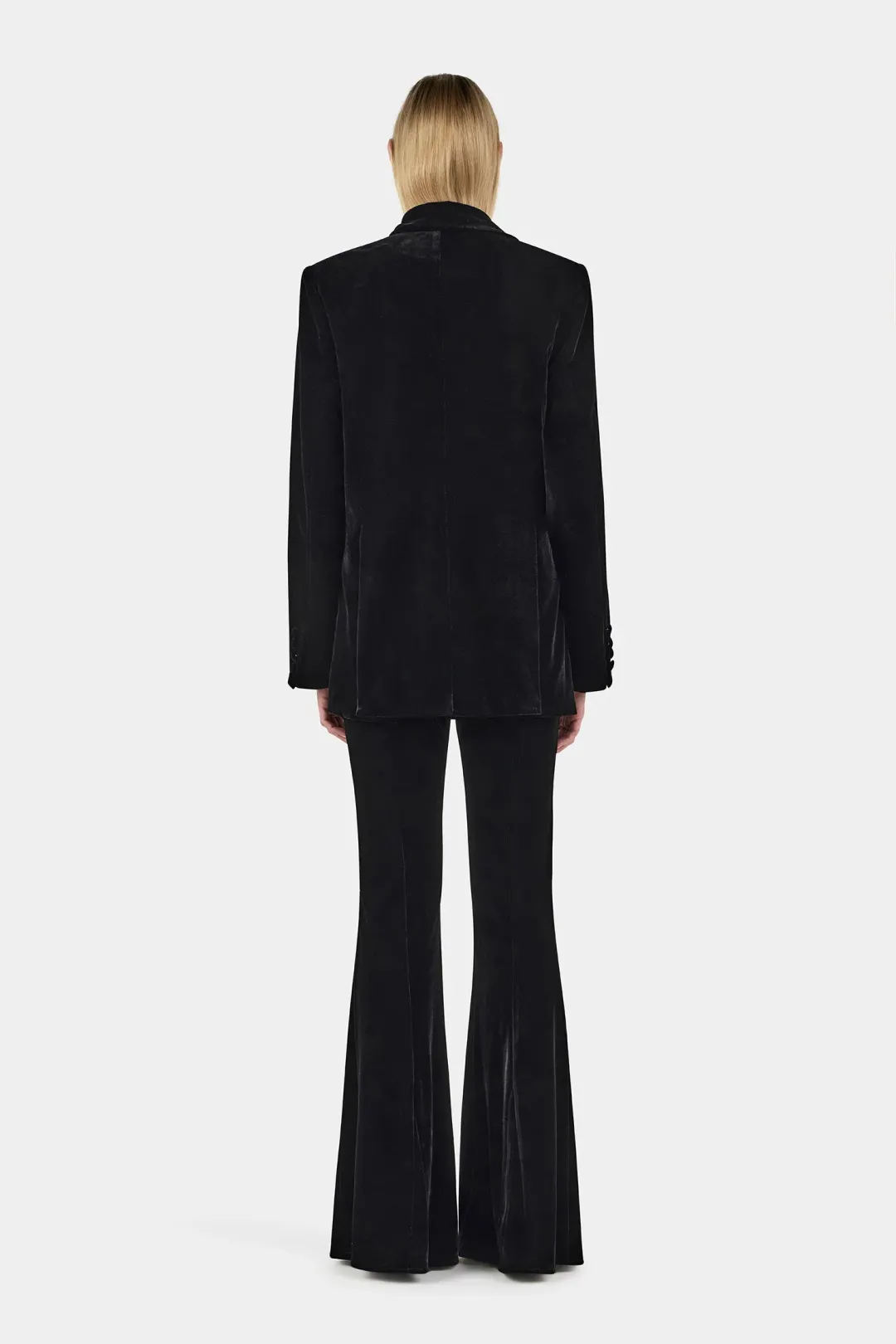 Hansen and Gretel Alistair Velvet Blazer Black Size 12/L for rent on The Volte - main image