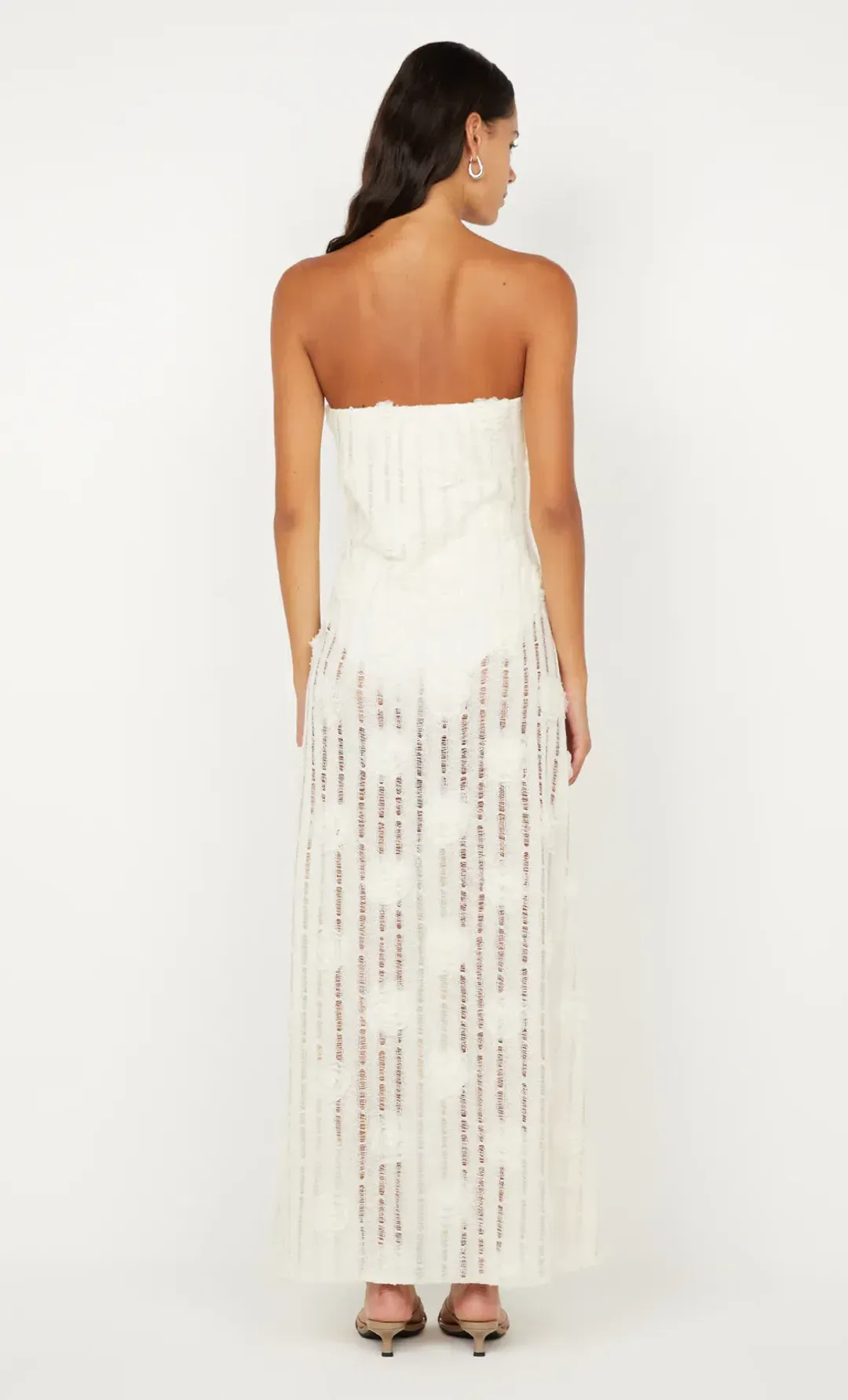 Bec and Bridge Amelie Strapless Dress in Ivory Size 6 for rent on The Volte - main image