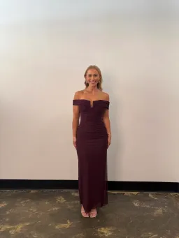 Bec & Bridge Poppy Gathered Maxi Plum Size 8 for rent on The Volte - image 3