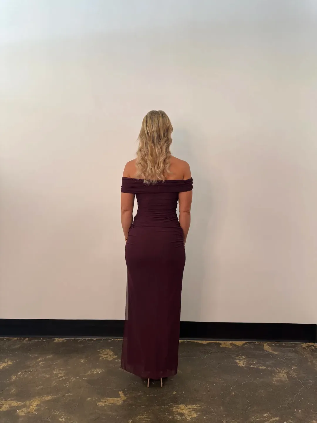 Bec and Bridge Poppy Gathered Maxi Dress in Plum Size L / AU 12  for rent on The Volte - main image