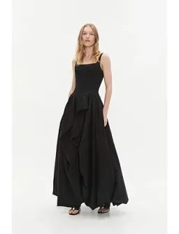 Aje Alani Gown Maxi in Black Size AU 10 for rent on The Volte - image 8
