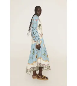 Alemais Bath House Shirt Midi Dress Print Size 16 for rent on The Volte - image 6